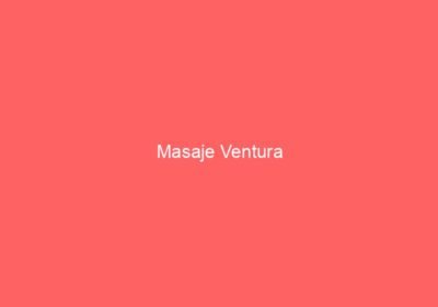 Masaje Ventura