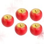 🎄 Vela Navideña de Frutas - 5 Piezas de Cera - Imagen 2