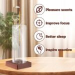 🪵 Soporte de Incienso de Madera con Atrapa Cenizas de Vidrio - Imagen 4