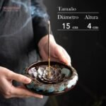 🕉️ Quemador de Incienso Loto de Piedras Chakras - Imagen 2