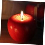 🎄 Vela Navideña de Frutas - 5 Piezas de Cera - Imagen 7