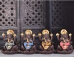 🕉️ Quemador de Incienso Ganesha de Cerámica Verde - Imagen 3