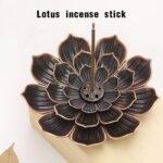 🕉️ Soporte de Loto de Latón para Incienso con 6 Agujeros - Imagen 2