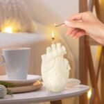 🕯️ Vela de corazón aromática de cera de soja DIY para decoración - Imagen 3