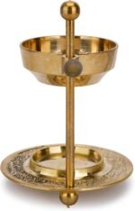 🕯️ Quemador de Incienso y Velas Dorado, Decoración Espiritual para el Hogar - Imagen 3