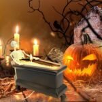 💀 Vela de calavera para Halloween, decoración espeluznante y regalo🎃 - Imagen 2