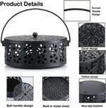 🦟 Soporte de Bobina Antimosquitos y Porta Incienso Portátil - Imagen 5