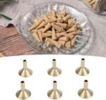 🕯️ Soporte de Metal para Conos de Incienso, 100 Piezas - Imagen 5