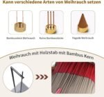 🕯️ Soporte colgante para incienso con cristal extraíble - Imagen 4