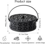 🦟 Soporte de Bobina Antimosquitos y Porta Incienso Portátil - Imagen 2