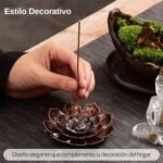🕉️ Soporte de Incienso de Varilla con Diseño de Flor de Loto (Set de 2) - Imagen 6