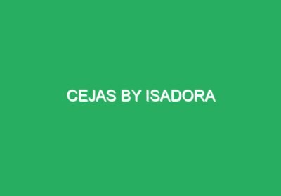 Cejas by Isadora