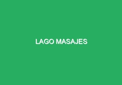 Lago Masajes