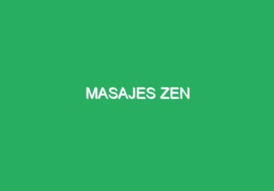 Masajes Zen