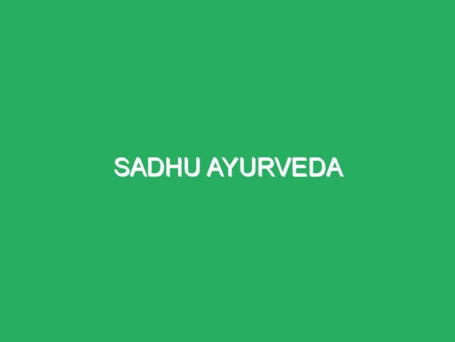 Sadhu Ayurveda