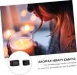 🕯️ Vela Perfumada de Soja Amosfun - Aromaterapia Negra - Imagen 2