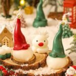 🕯️ Velas de aromaterapia de Papá Noel, adornos navideños hechos a mano - Imagen 2