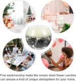 🕯️ Vela Perfumada Elegante con Flores Secas - Decoración y Eventos - Imagen 5