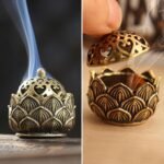 🪔 Quemador de Incienso Lotus Retro - 2 Piezas para Decoración del Hogar - Imagen 3
