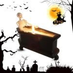 💀 Vela de calavera de cera de soja para Halloween - Imagen 8