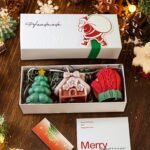 🕯️ Vela de Navidad perfumada de soja para aromaterapia y relajación - Imagen 3