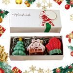 🕯️ Vela de Navidad perfumada de soja para aromaterapia y relajación - Imagen 9