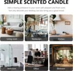 🕯️ Vela Perfumada Elegante con Flores Secas - Decoración y Eventos - Imagen 9