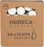 🕯️ Velas de té blancas - Juego de 200 - 8 horas de duración, Inodoras - Imagen 2