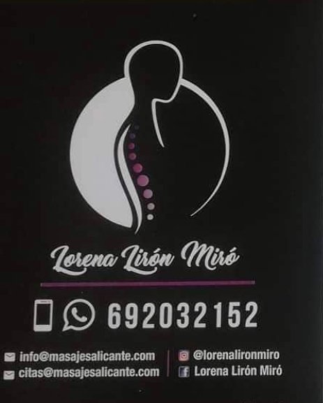 Lorena Liron Miro Quiromasajista y masajista deportivo Lorena Liron Miro Quiromasajista y masajista deportivo